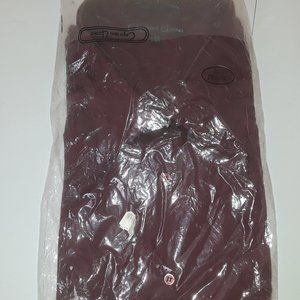 Capriani Uomo LS maroon dress shirt